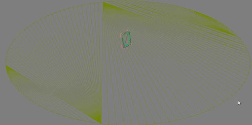 Вид сцены с Direct X graphic mode