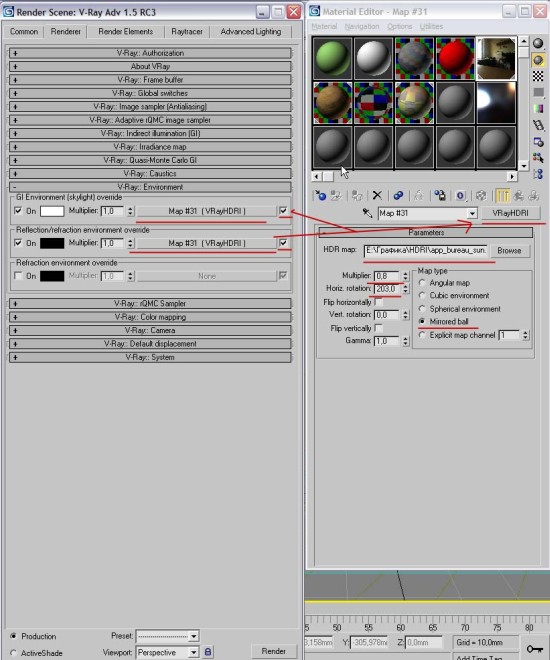 V-ray - Image based lighting