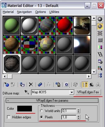 V-ray 1.5 RC3 c vrayedgtex